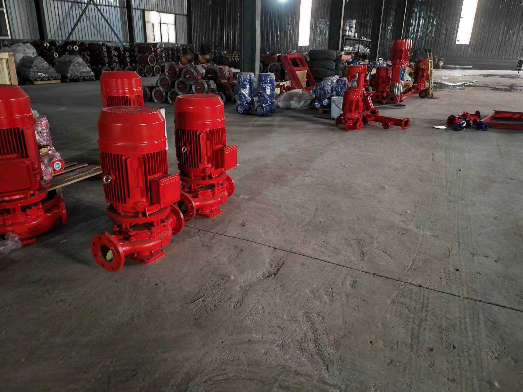 消防泵車(chē)間一角